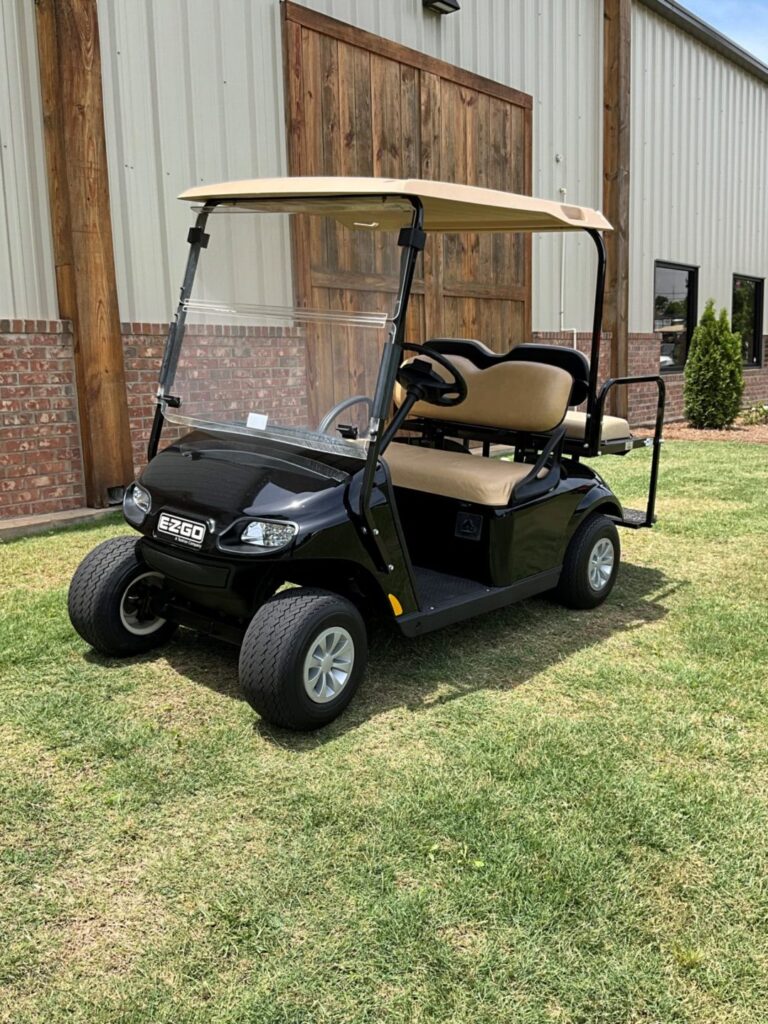 black ezgo tan seats