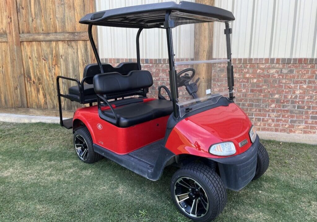 EZGO RED BLACK WHEELS