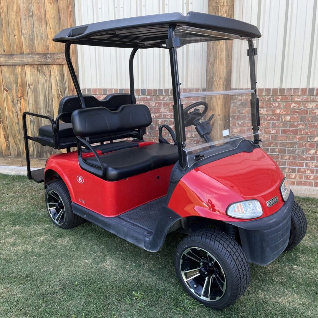 EZGO RED BLACK WHEELS